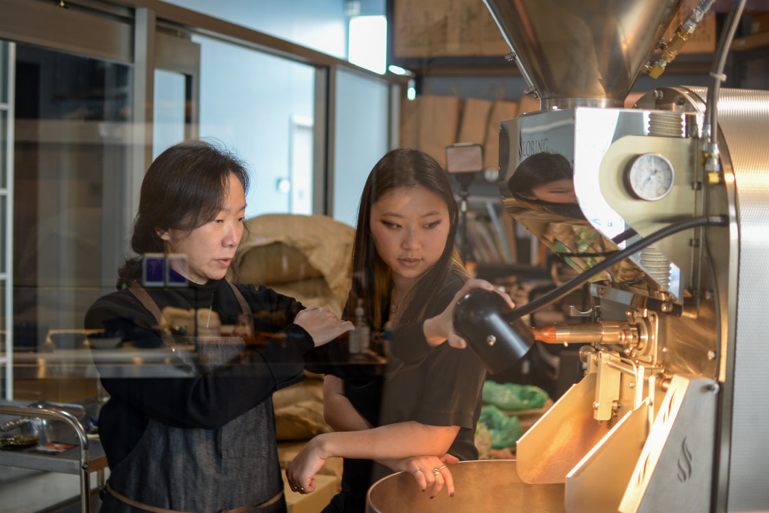 Bean & Bean's mother-and-daughter founders at the roaster