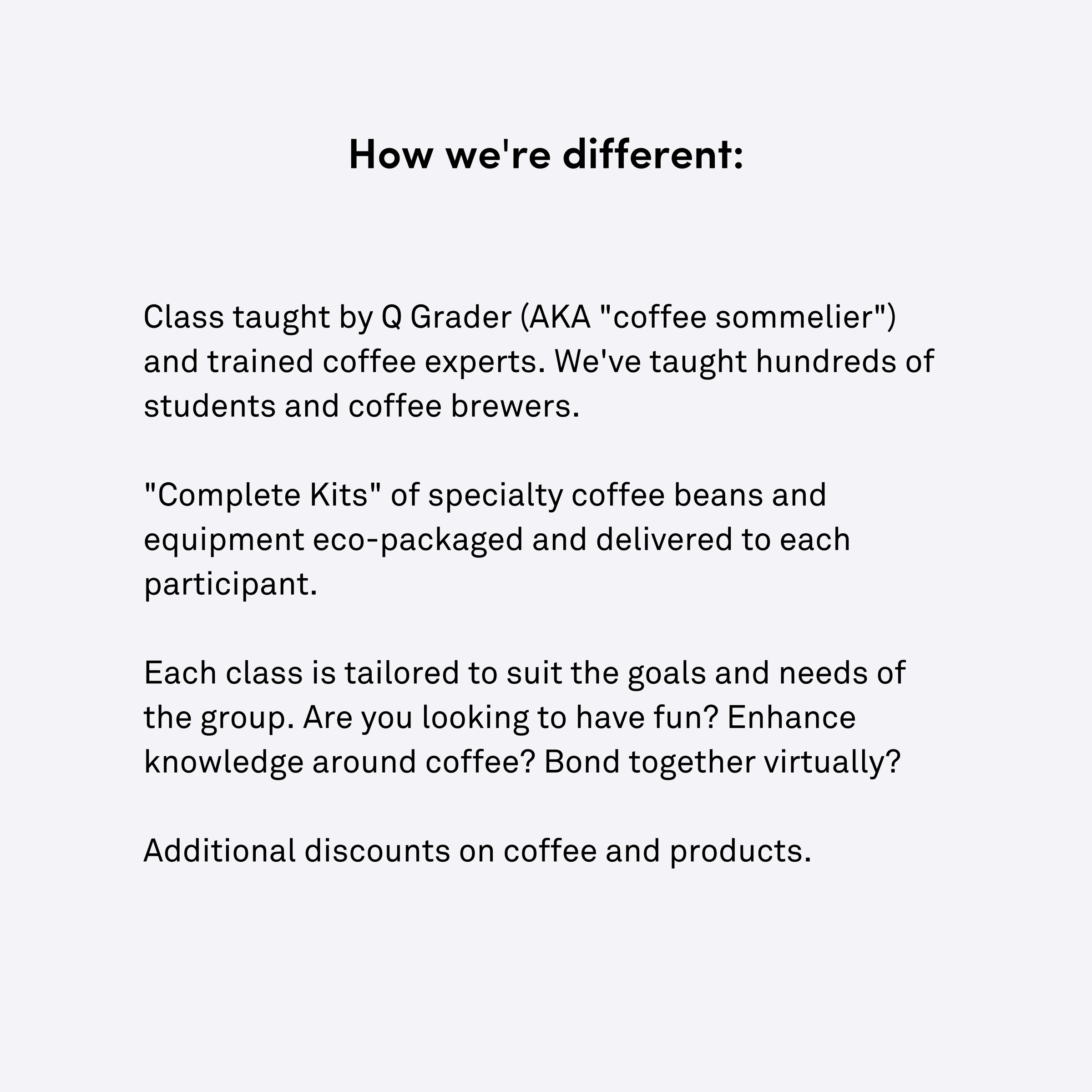 Virtual Master Class on Clever Dripper