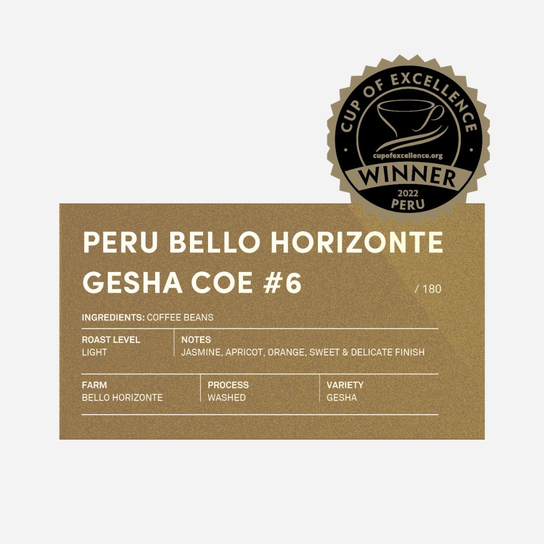 Peru Cup of Excellence #6 Gesha 89.46