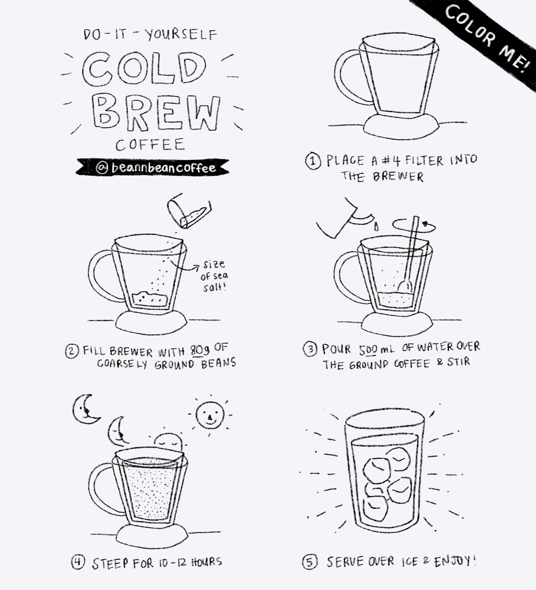 Cold Brew Coffee DIY Kit – Bean Bean Coffee Roasters