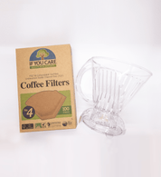 cold brew diy do it yourself coffee kit clever dripper if you care quality filter fsc compostable coffee filter no.4 filter cold brew coffee home cafe downtown blend organic fair trade certified
